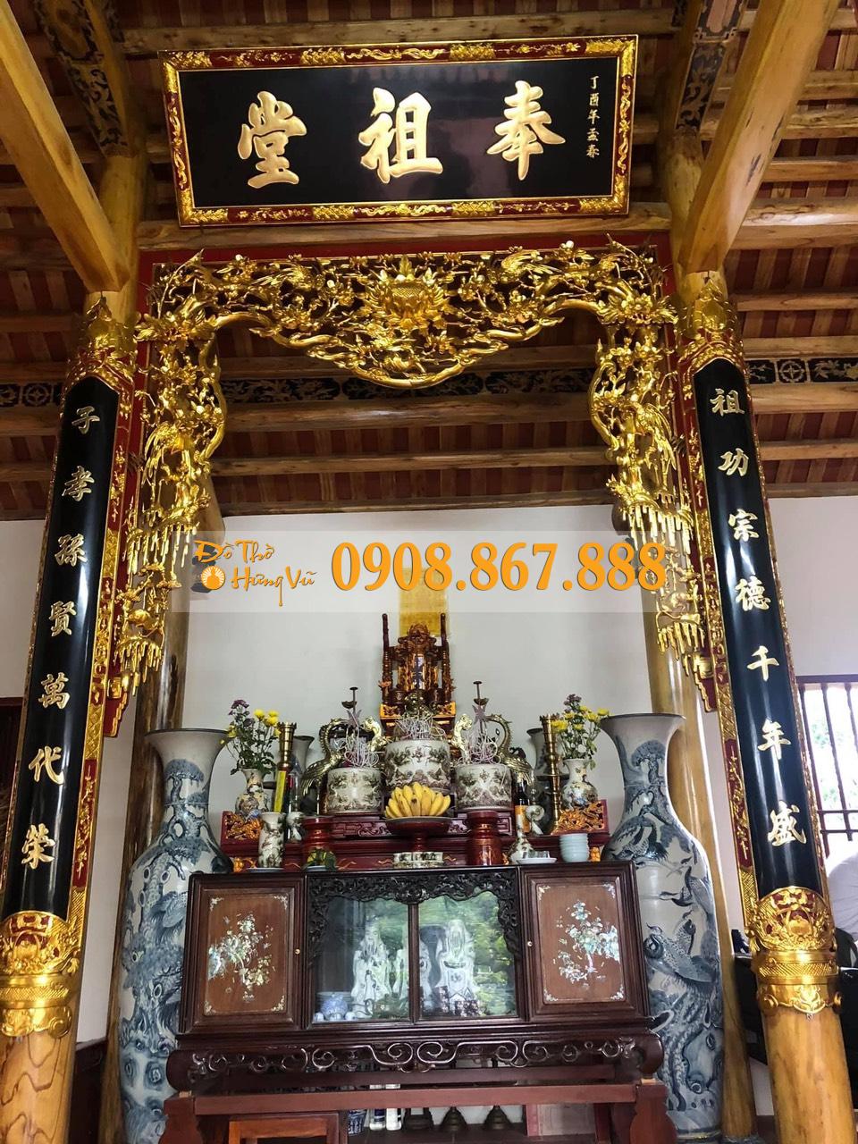 Phòng thờ đẹp tại Thanh Hóa