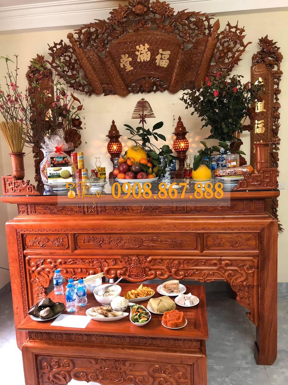 Mẫu bàn thờ đẹp tại Thanh Hóa