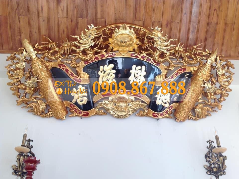 Cuốn Thư Rồng Hóa Gỗ Mít  CV-0003 Cuốn Thư Rồng Hóa Gỗ Mít  CV-0003