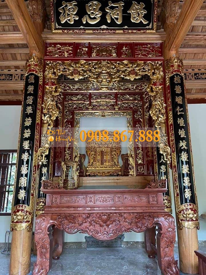 Sập Thờ Hương Đá Mẫu Tứ Linh-0021 Sập Thờ Hương Đá Mẫu Tứ Linh-0021