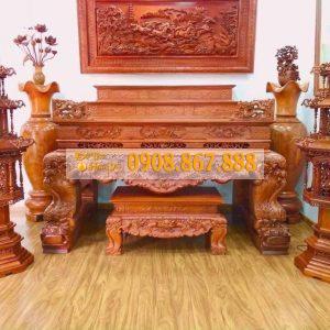 Sập Thờ Hương Đá Mẫu Tứ Linh-06