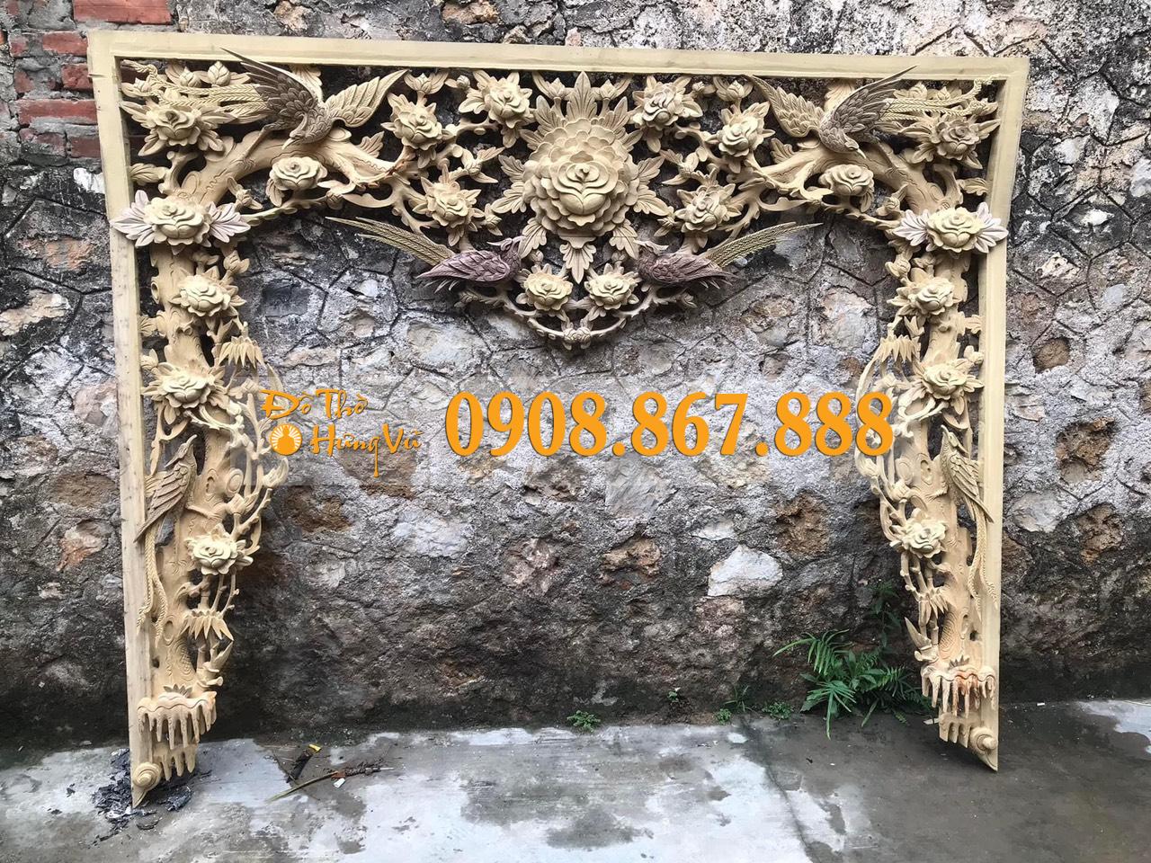 Cửa Võng Đẹp Gỗ Dổi CV-0012 Cửa Võng Đẹp Gỗ Dổi CV-0012