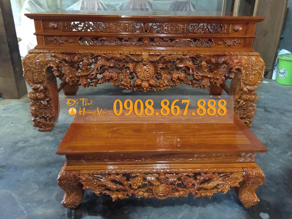 Sập Thờ Hương Đá Mẫu Mai Điểu-0026 Sập Thờ Hương Đá Mẫu Mai Điểu-0026