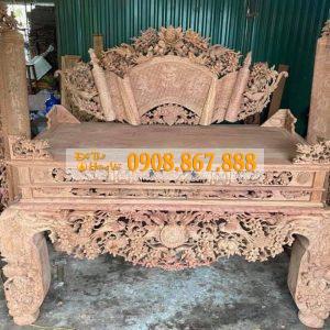 Cuốn Thư Rồng Câu Đối Hóa Gỗ Hương Đá SĐ-1002