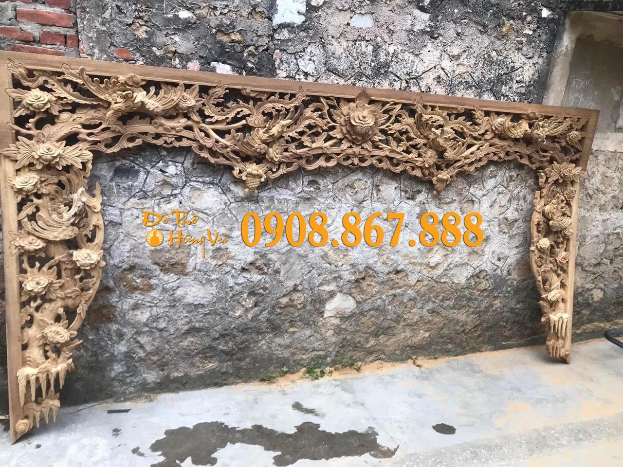 Cửa Võng Đẹp Gỗ Dổi CV-0010 Cửa Võng Đẹp Gỗ Dổi CV-0010