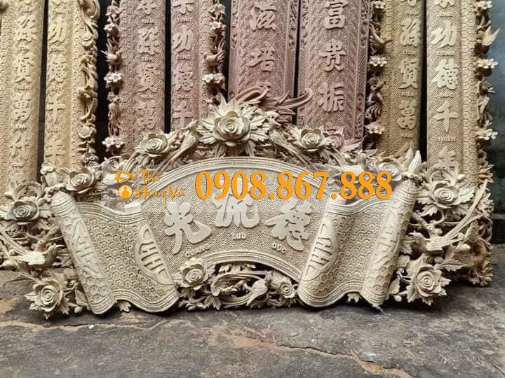 Cuốn Thư Hoa Hồng Gỗ Gụ CT-11 Cuốn Thư Hoa Hồng Gỗ Gụ CT-11