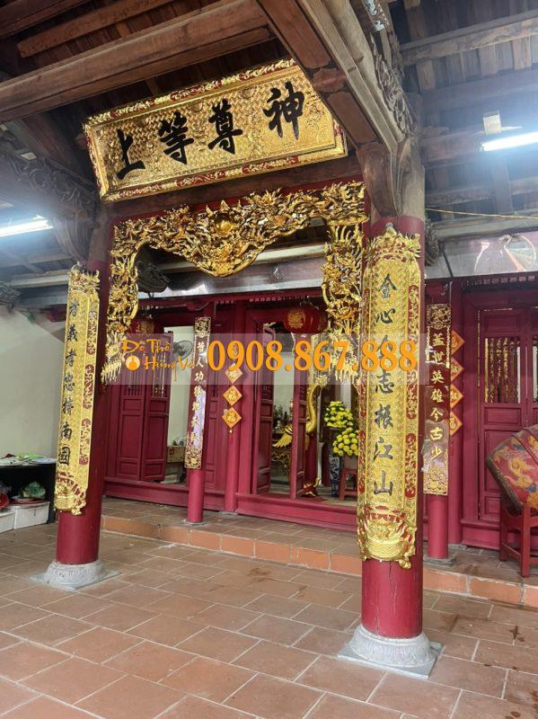Nhiệm Thu Công Trình Đồ Thờ Cung Tiến Vào Đình Tại Bắc Ninh