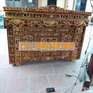 Bàn Thờ Chấp Tải Sơn Thếp Vàng, Bạc-0028 Bàn Thờ Chấp Tải Sơn Thếp Vàng, Bạc-0028