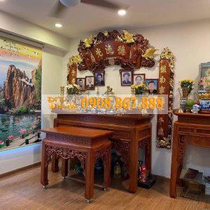 Bàn cúng cơm bằng gỗ