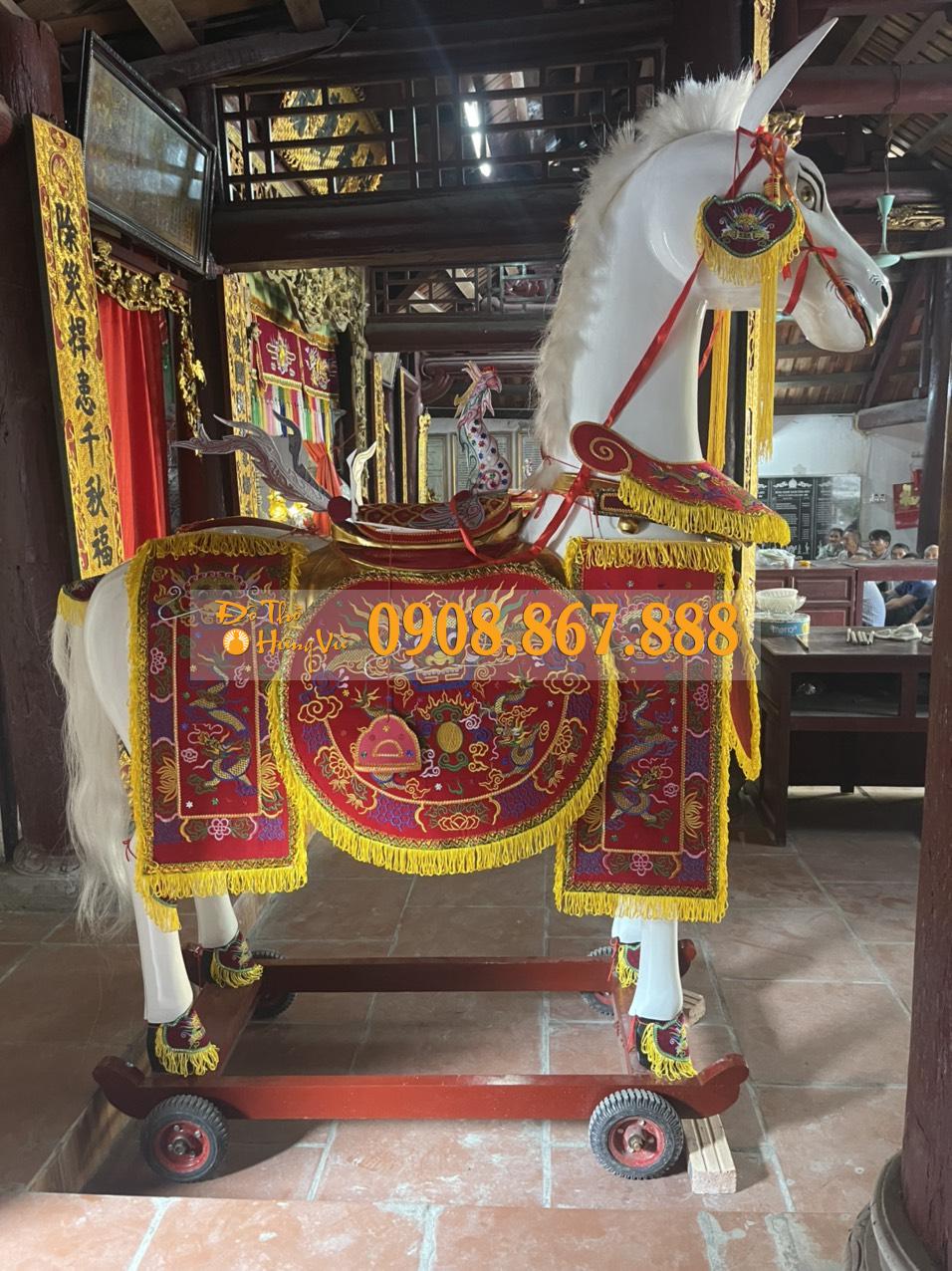 Ngựa Thờ Gỗ Mít NT-07 Ngựa Thờ Gỗ Mít NT-07