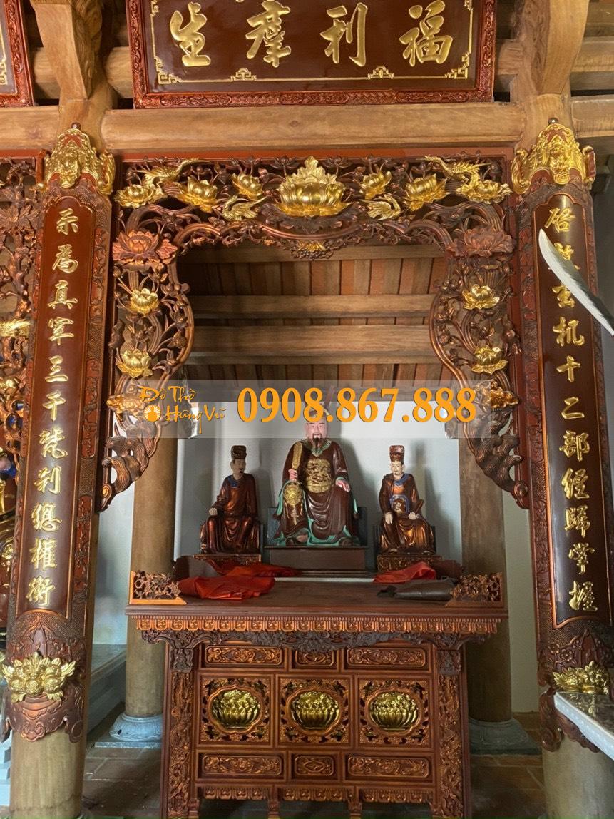 Cửa Võng Thờ Chất Liệu Gỗ Mít CV-101