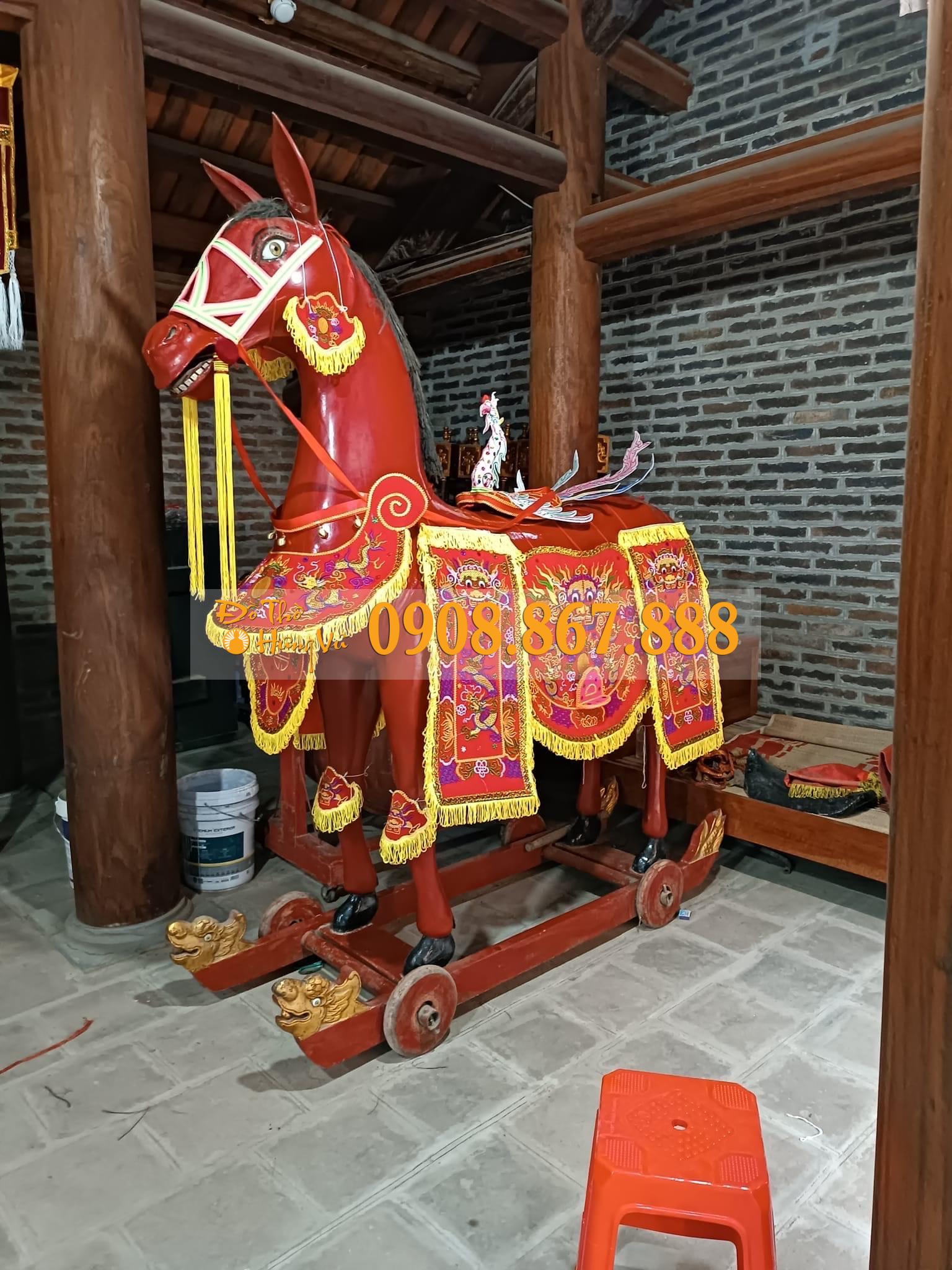 Ý Nghĩa Thờ Ngựa Gỗ Mít NT-103 Ý Nghĩa Thờ Ngựa Gỗ Mít NT-103