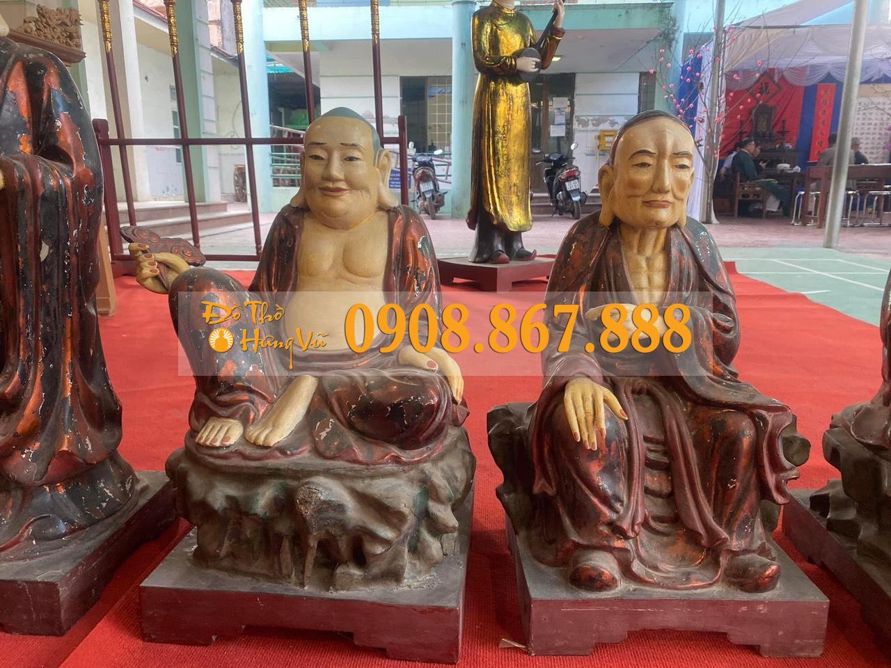 Mẫu tượng phật giả cổ gỗ mít Mẫu tượng phật giả cổ gỗ mít