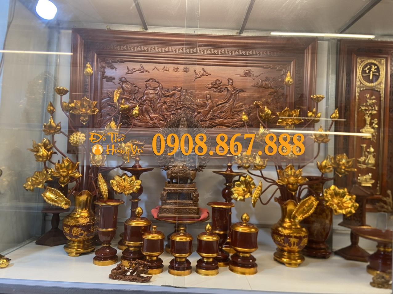 Hoa Sen Thờ Bằng Gỗ HS-0025 Hoa Sen Thờ Bằng Gỗ HS-0025