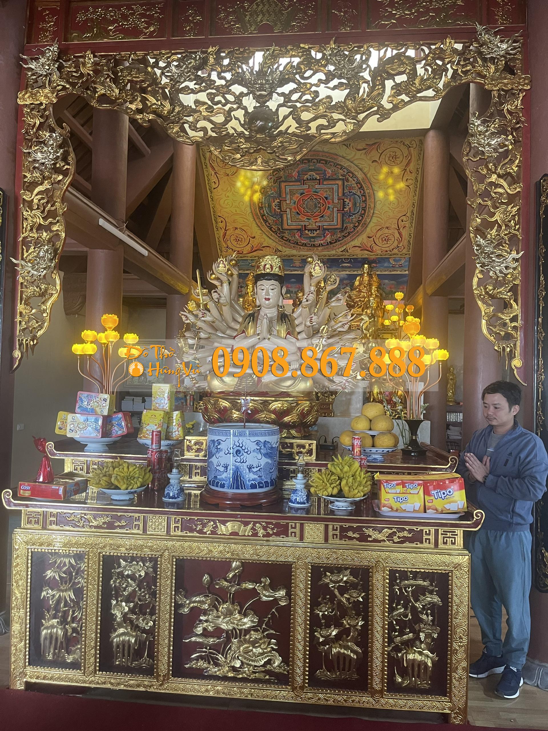 Tượng Phật Bà Quan Âm Chuẩn Đề 02 Tượng Phật Bà Quan Âm Chuẩn Đề 02