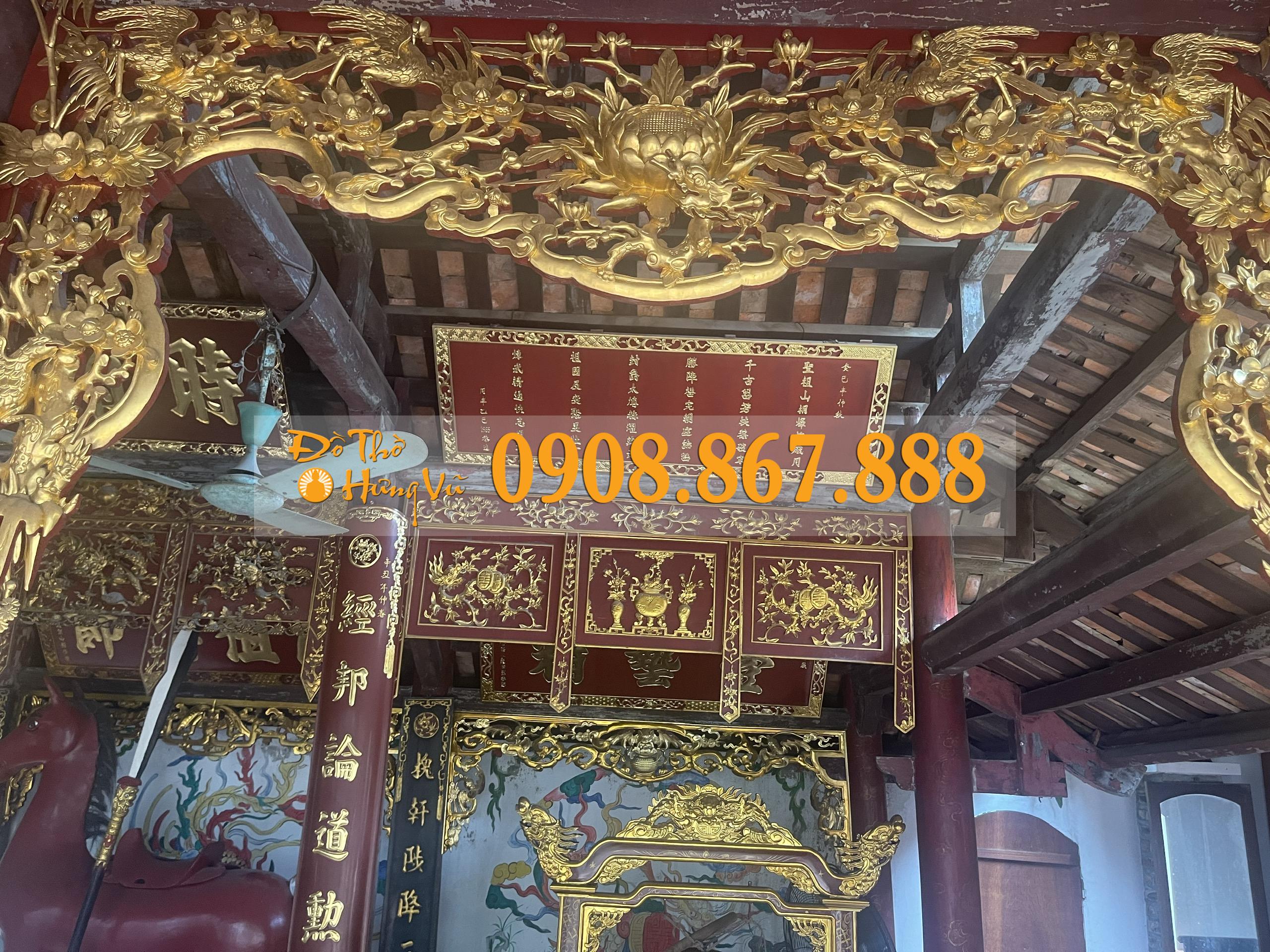 Y Môn Thờ Gỗ Sơn Son Thếp Vàng Y Môn Thờ Gỗ Sơn Son Thếp Vàng