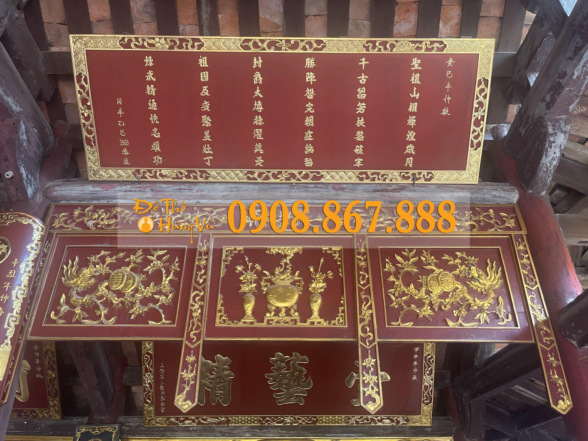 Y Môn Thờ Gỗ Sơn Son Thếp Vàng Y Môn Thờ Gỗ Sơn Son Thếp Vàng