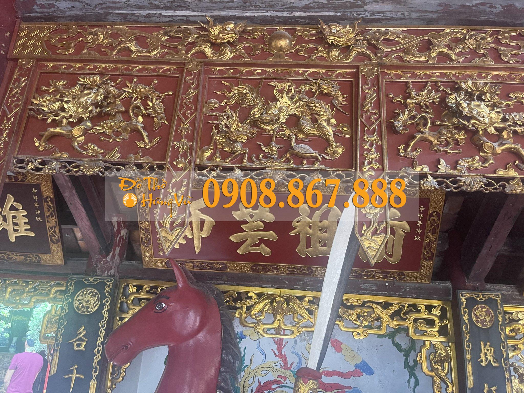 Y Môn Thờ Gỗ Sơn Son Thếp Vàng Y Môn Thờ Gỗ Sơn Son Thếp Vàng