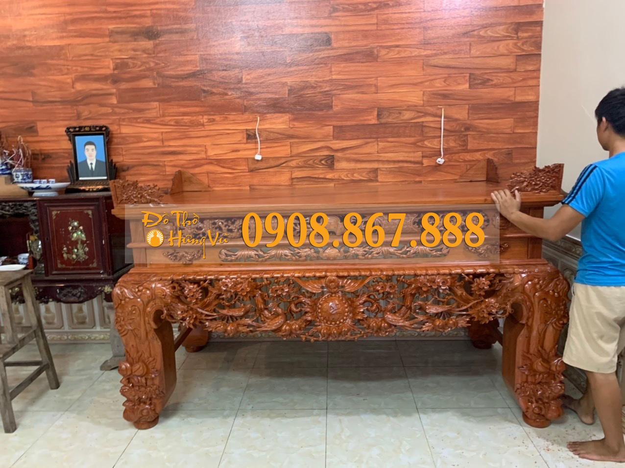 Mẫu bàn để mâm cơm cúng 2