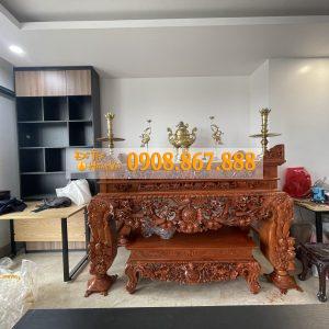 Mẫu bàn cúng cơm bằng gỗ