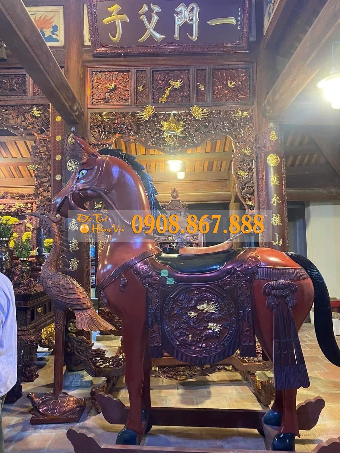 Tượng Ngựa Thờ NT-11 Tượng Ngựa Thờ NT-11