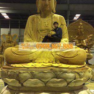 Tượng Phật A Di Đà Gỗ 17