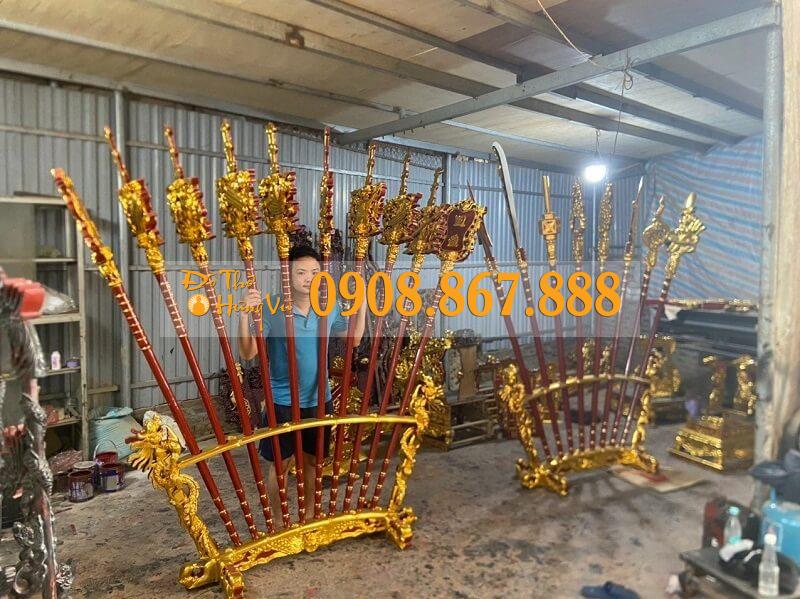 Bộ Chấp Kích Bát Bửu Thờ BKBB-030 Bộ Chấp Kích Bát Bửu Thờ BKBB-030