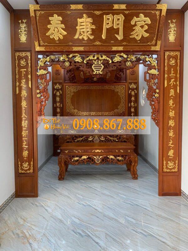 18+ Mẫu Cửa Võng Phòng Thờ Hiện Đại bàn thờ đẹp