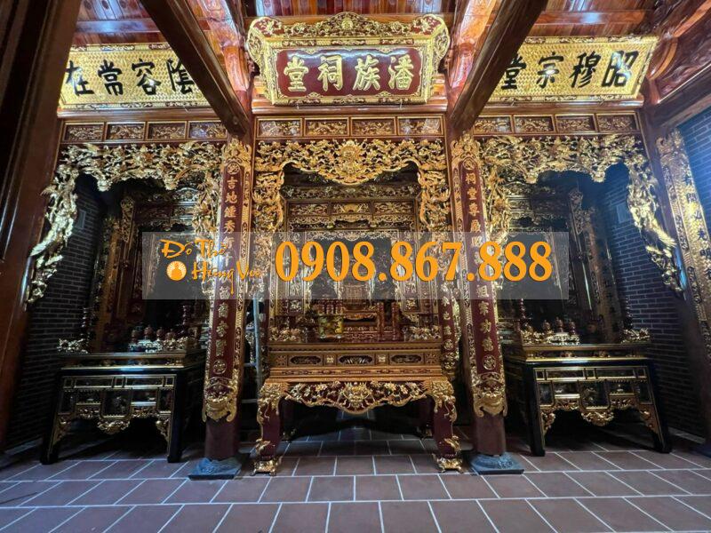 Nội Thất Gian Thờ Nhà Thờ Họ